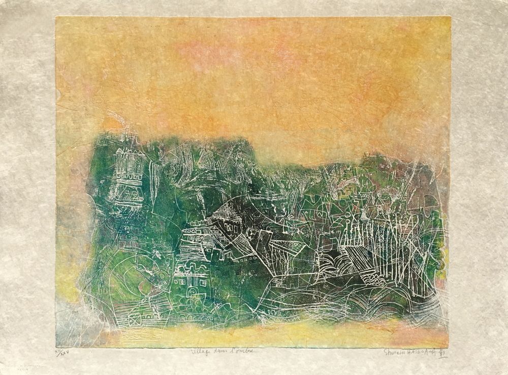 Village dans l'ombre