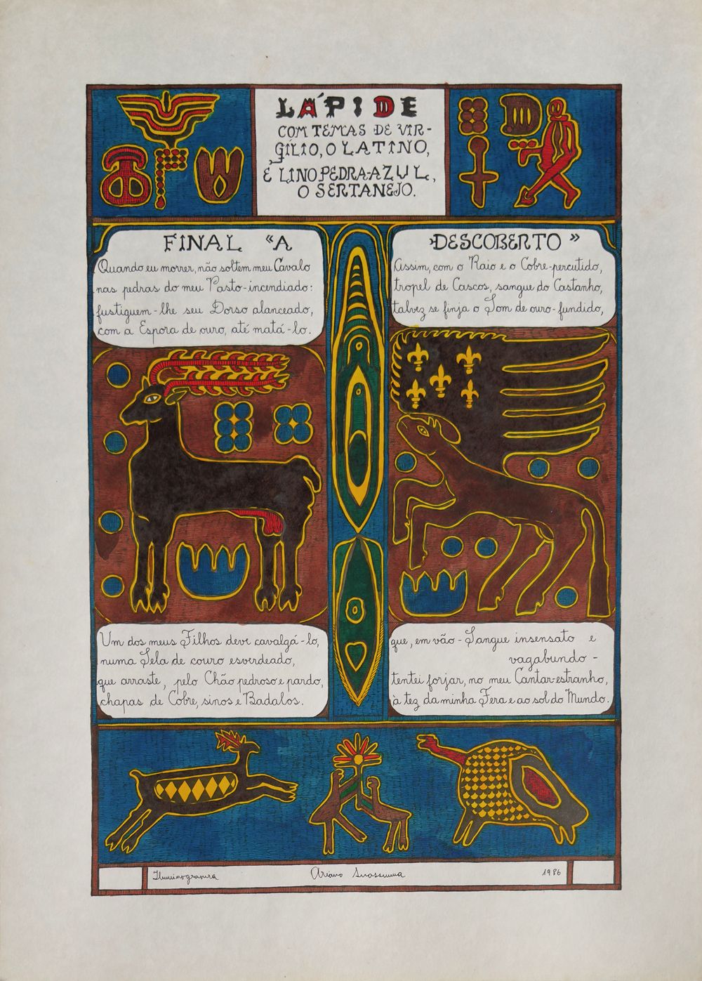 Sonetos de Albano Cervonegro (10 iluminogravura)