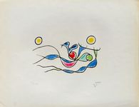 Voliges I (aquarellée)