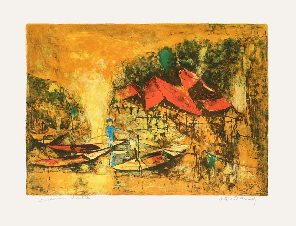 Paysage du Vietnam - village de pêcheurs I