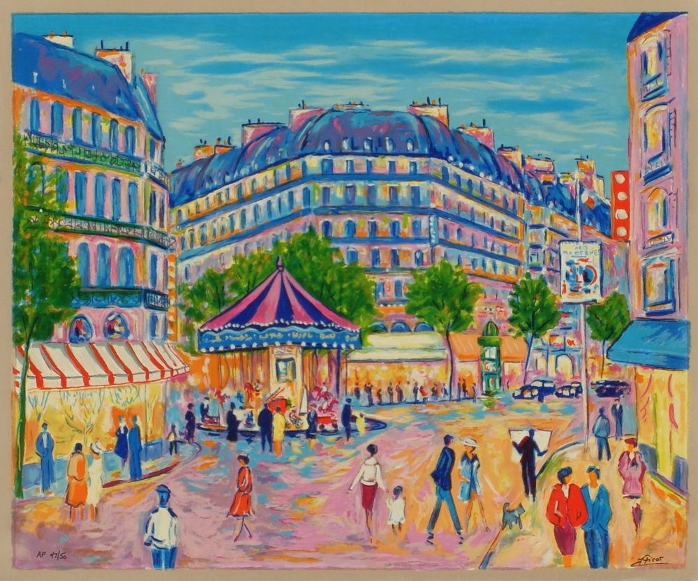 Paris - Manège le soir