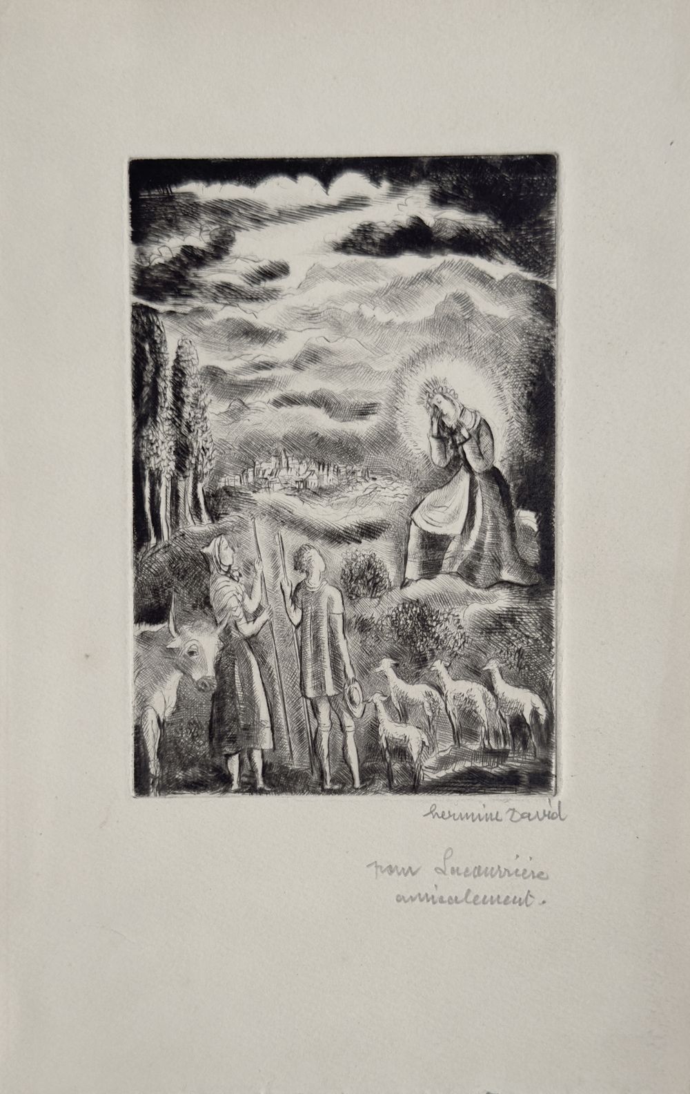 Vision de la Vierge