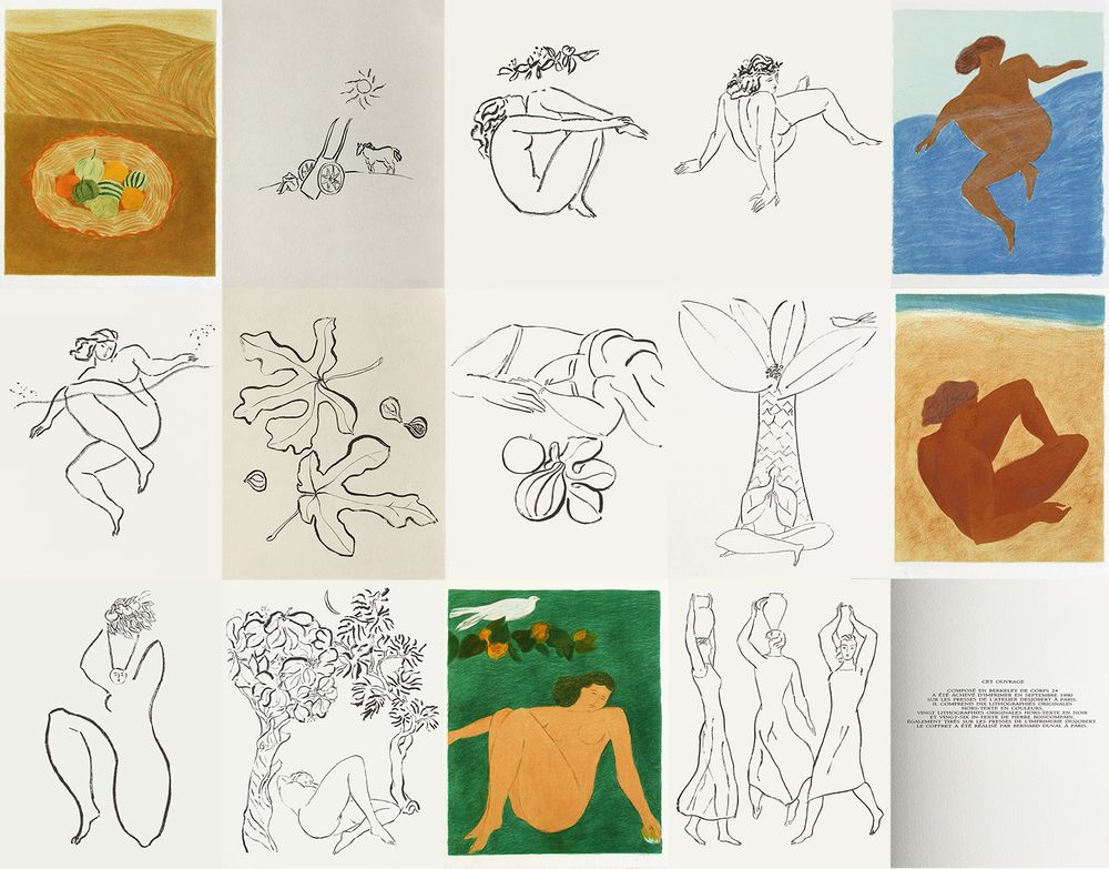 Les Nourritures terrestres (signed frontispice and 30 lithographs)
