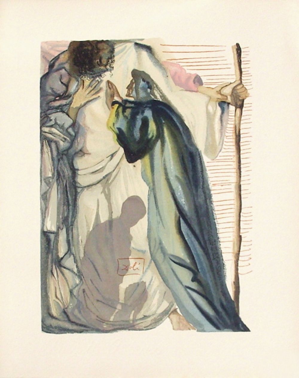 Divine Comédie Purgatoire 14 - Un esprit interroge Dante