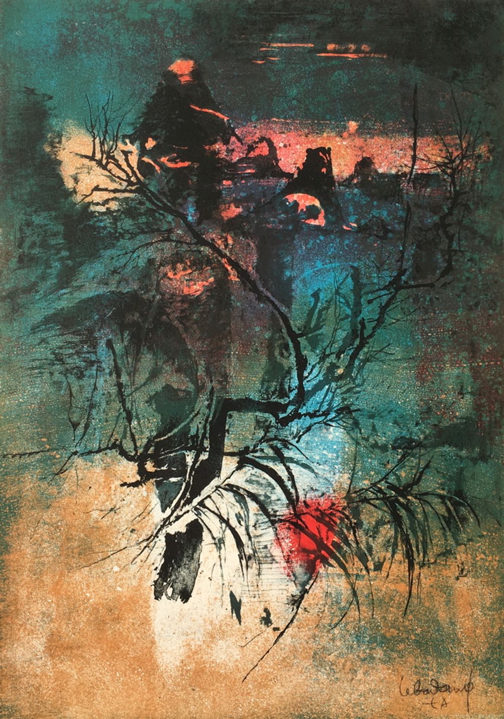 Paysage du Vietnam - crépuscule