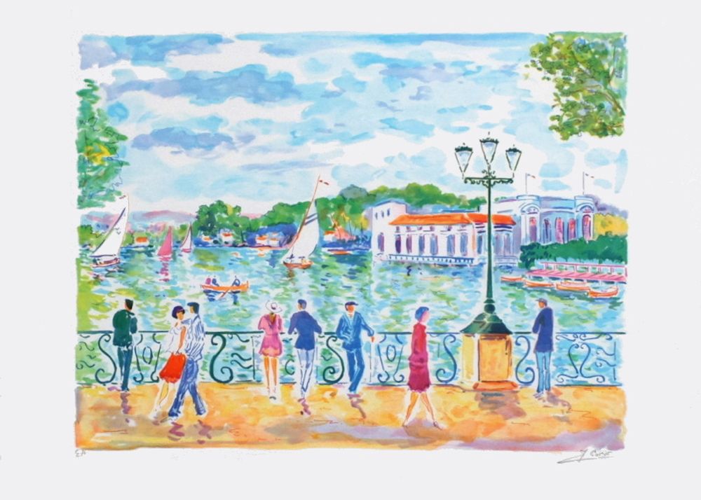 Paris - Le lac d'Enghien