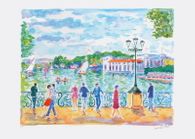 Paris - Le lac d'Enghien