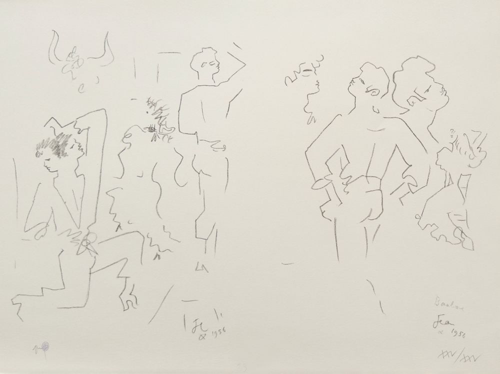 Album Mourlot - Barcelone - Etude de danseurs II