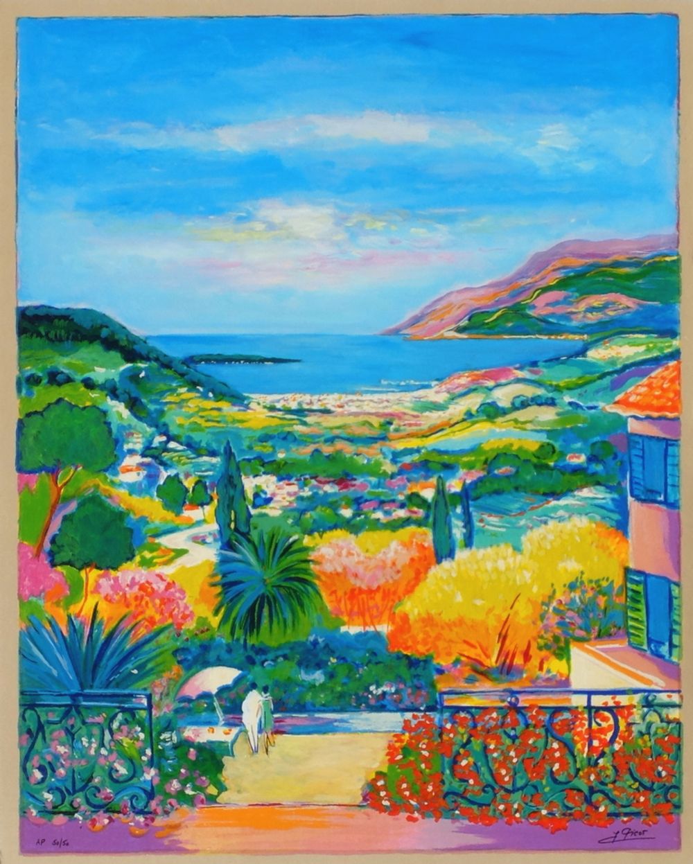 French Riviera - Jardin sur les hauteurs à La Napoule