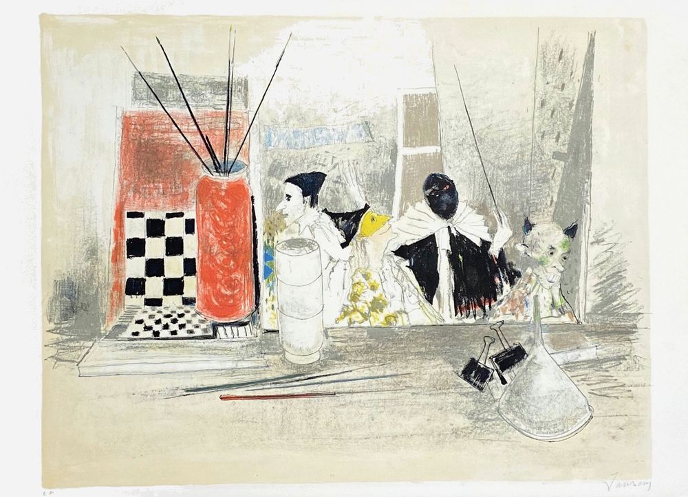 Nature morte aux pierrots