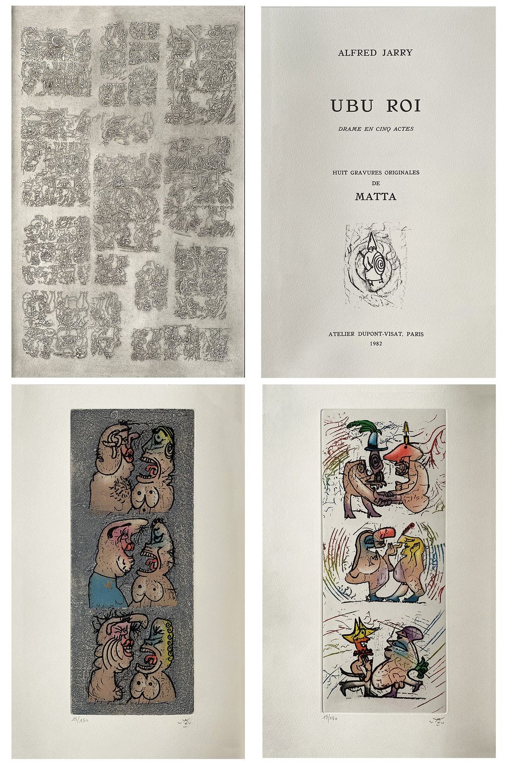 Ubu Roi - 9 etchings