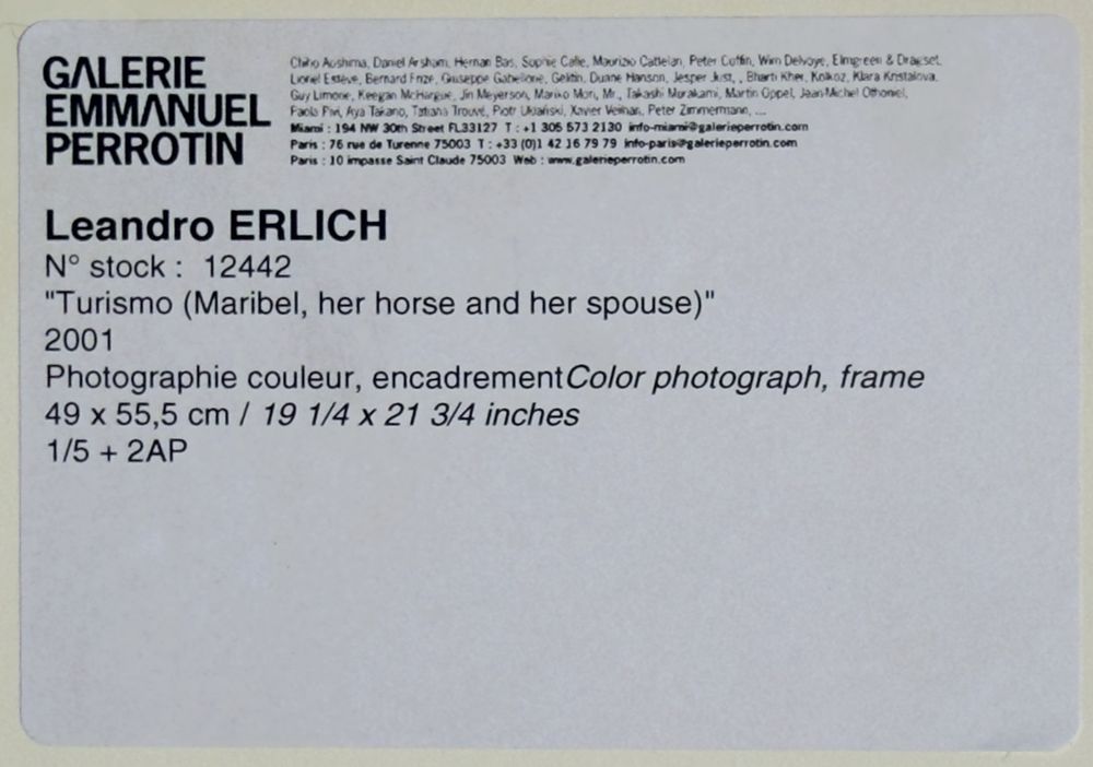 Turismo (Maribel, her horse and her spouse)