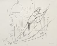 Album Mourlot - Venise - Gondolier III