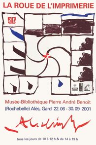 Expo 157 - La roue de l'imprimerie - Musée P.A. Benoit - Alès