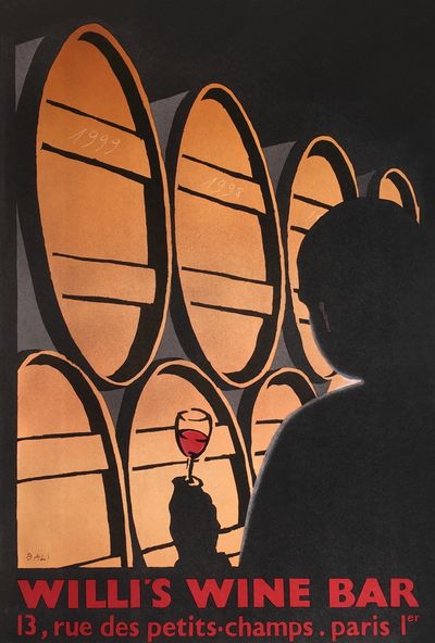 お部屋のインテリアにフランス製リトポスター「Willi’s Wine Bar」 4fcb39358d5cd6c0433f81931d205c