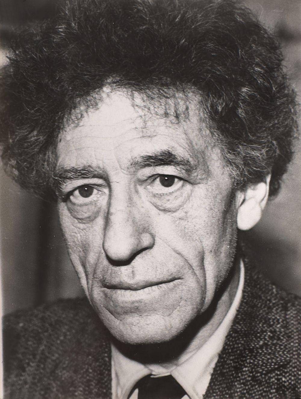 Portrait d'Alberto Giacometti (de face)