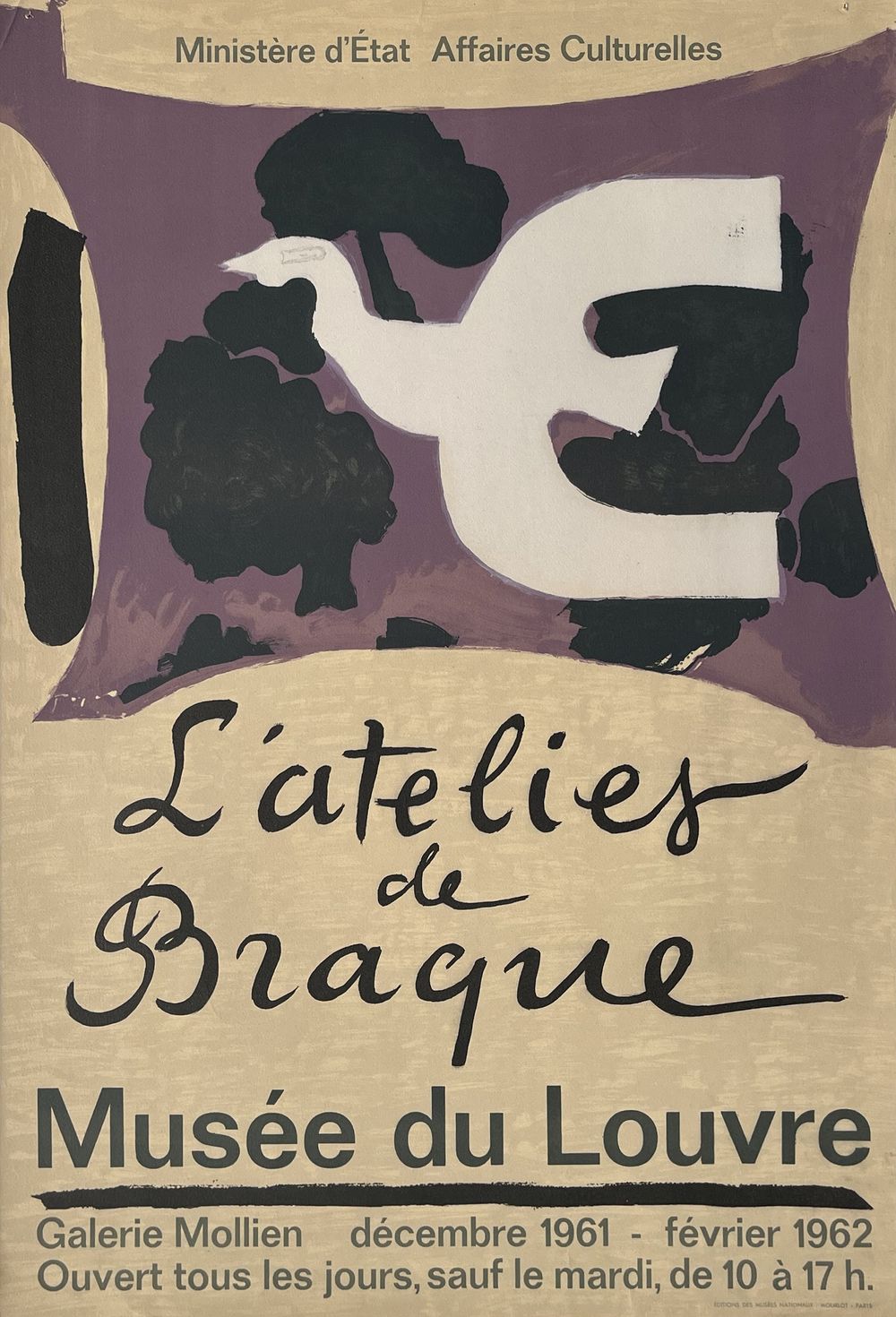 Expo 62 - L'atelier de Braque Musée du Louvre