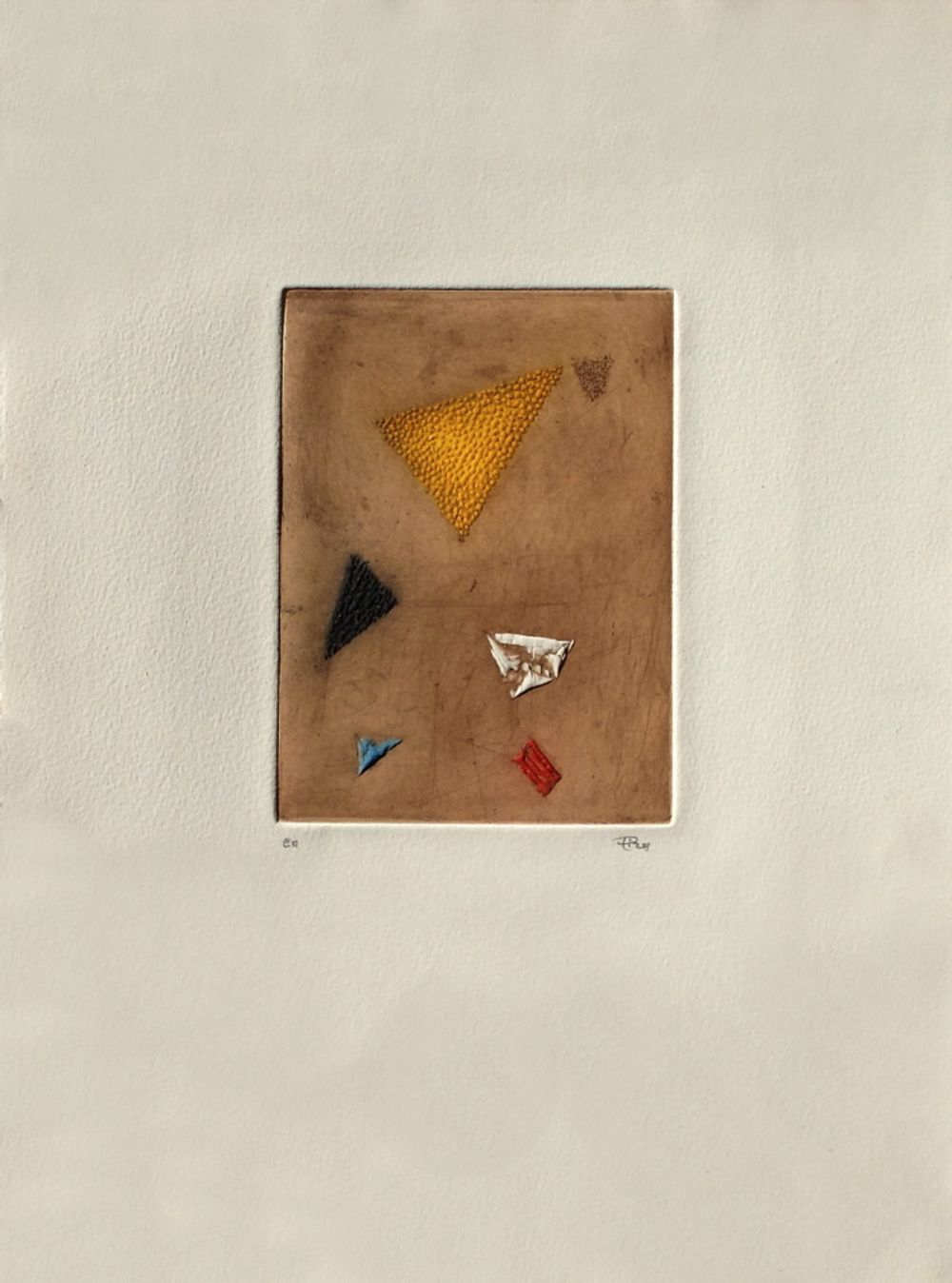 Opposition du noir et du jaune