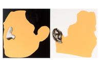 The Gemini series : Two Profiles, One with Nose (B & W)| One with Ear (B & W)