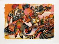 50 printemps d'Israël : Soleil sculpté sur les pierres de Jérusalem