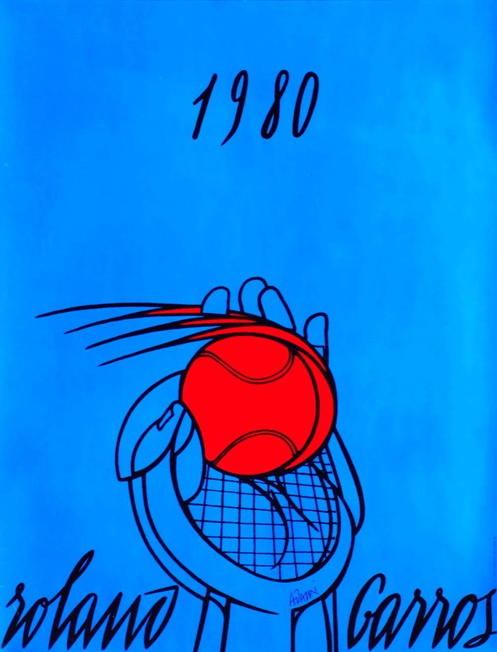 Roland Garros 1980 (blue)