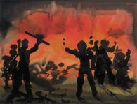 Scène au crépuscule