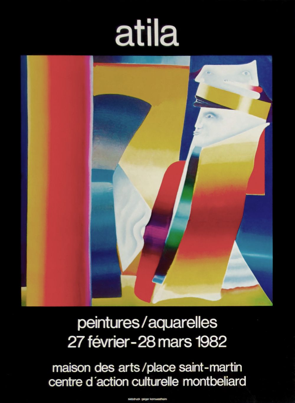 Expo 82 - Centre d'Action Culturelle - Montbéliard