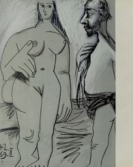 Au baiser d'Avignon - Le peintre et le modèle