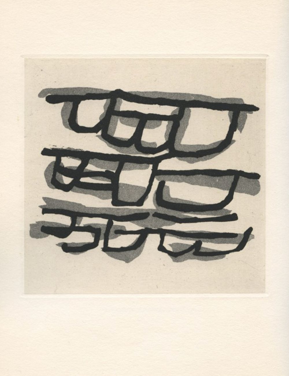 La Poésie française (2 etchings)