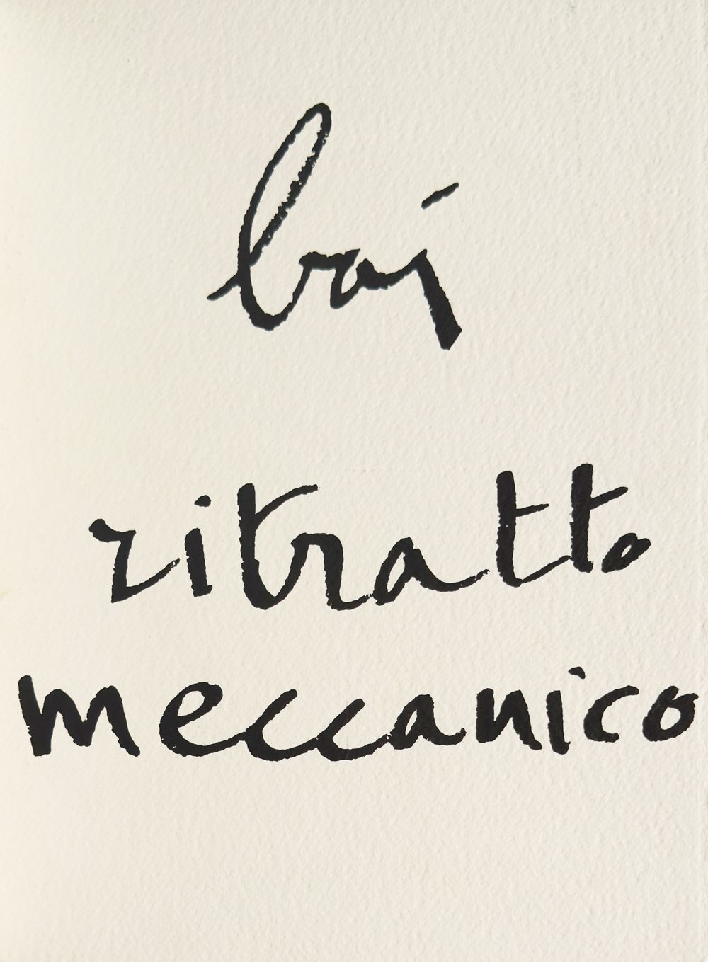 Retratto maccanico