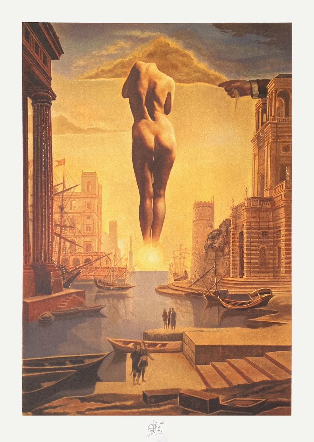 La main de Dali retirant une Toison d'Or