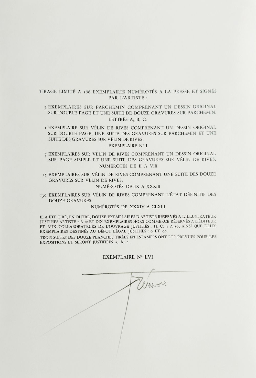 Le chant de la nuit - 12 gravures et un dessin