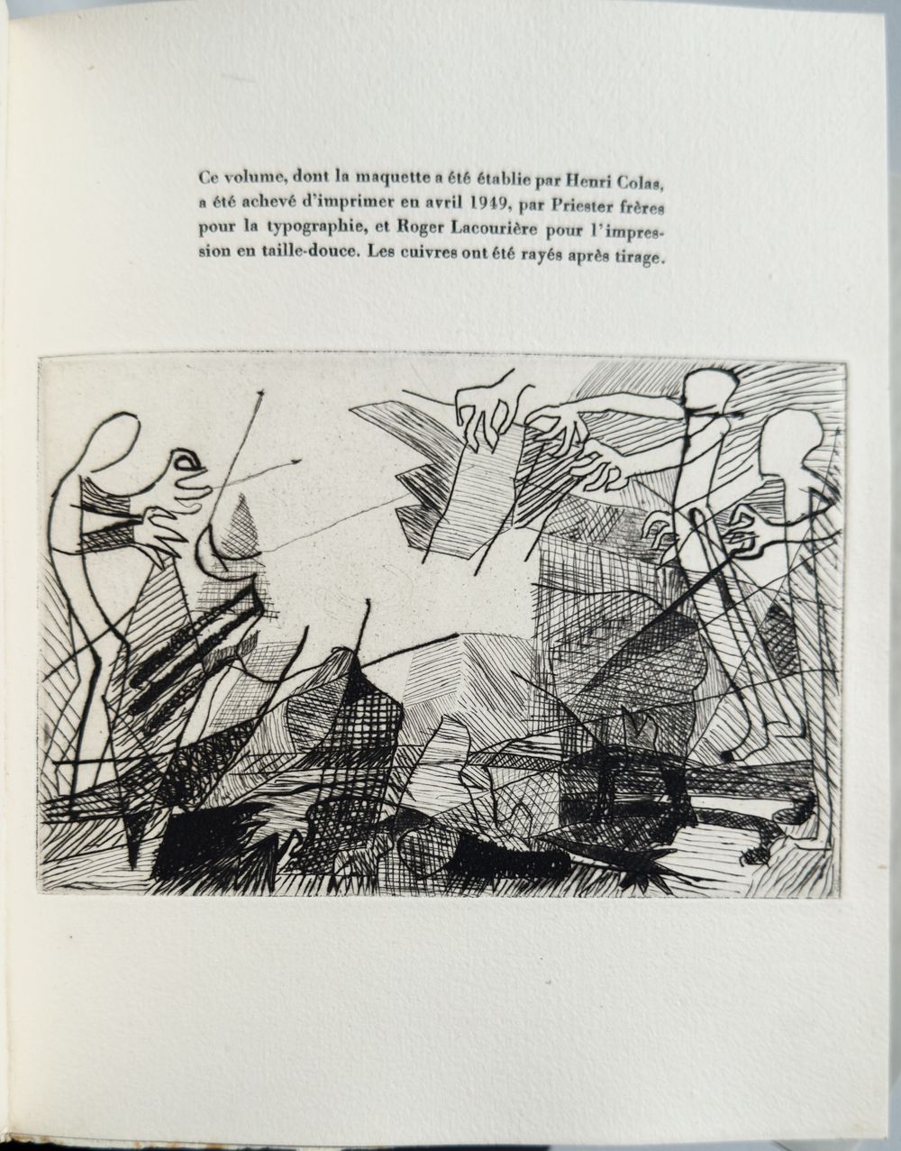 Sans coup férir (suite of 12 etchings - book signed by Tzara and Roger)