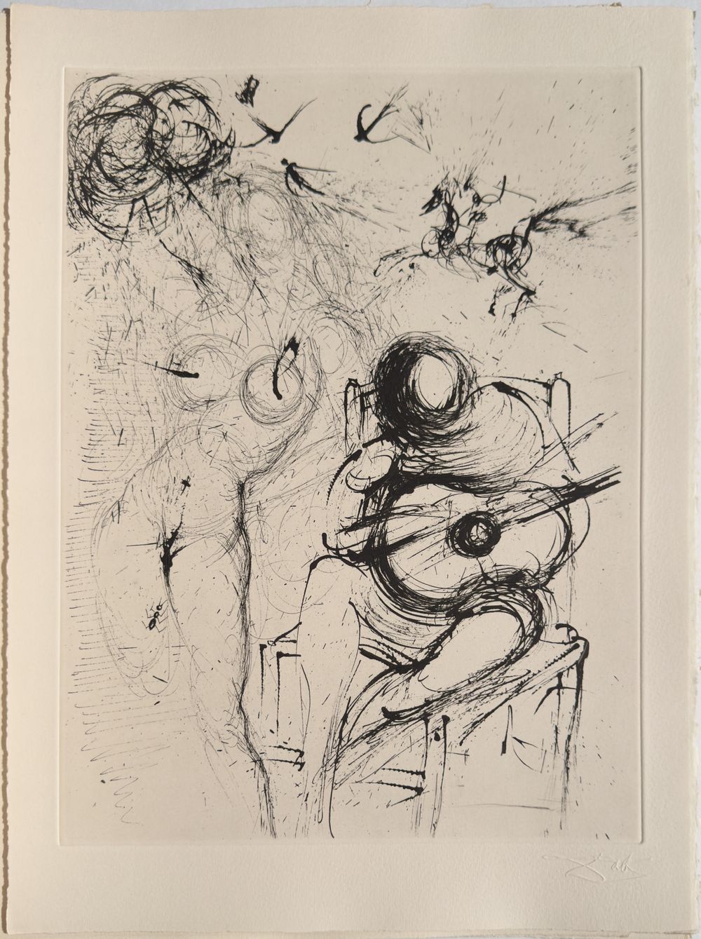 Poèmes secrets d'Apollinaire (with suite of 10 on Arches)