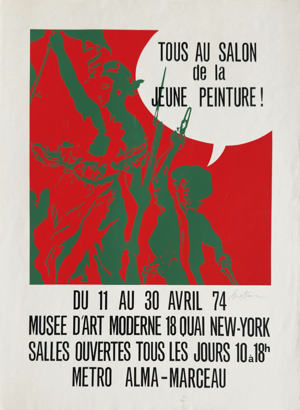 Expo 74 - Salon de la Jeune Peinture - Musée d'Art Moderne