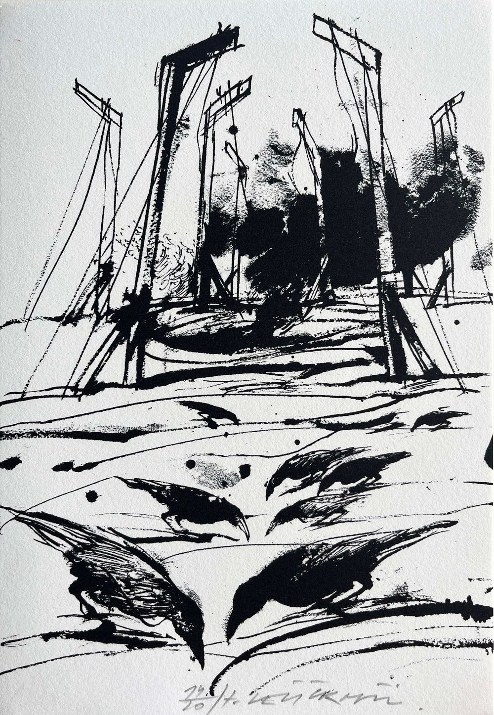 Version des oiseaux (11 lithographs : 8 and 3 signed)