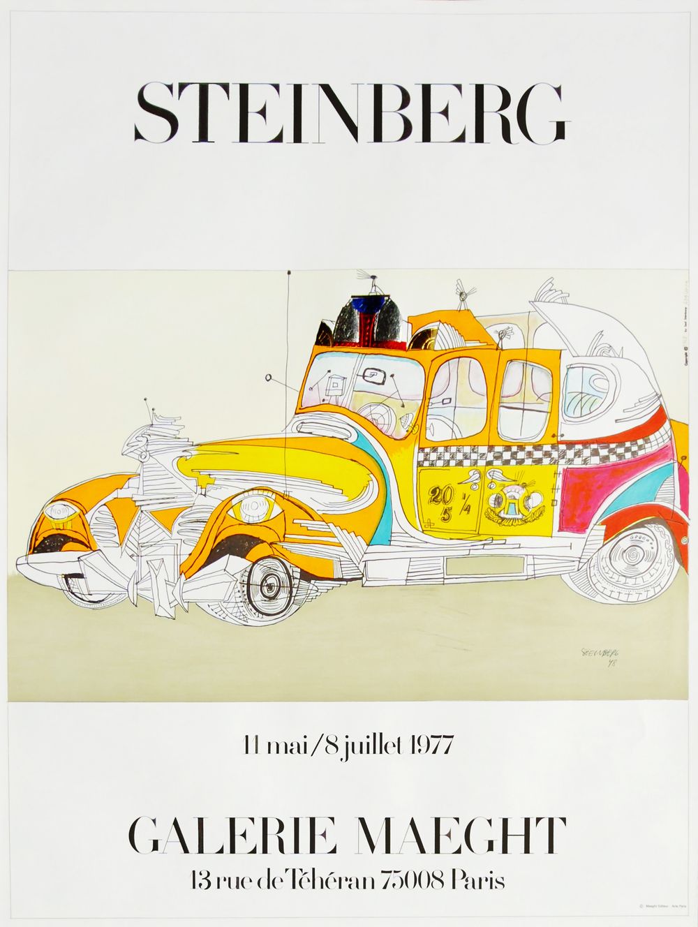 Expo 77 - Galerie Maeght (taxi)