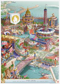 Olympics 2024 - Official poster 