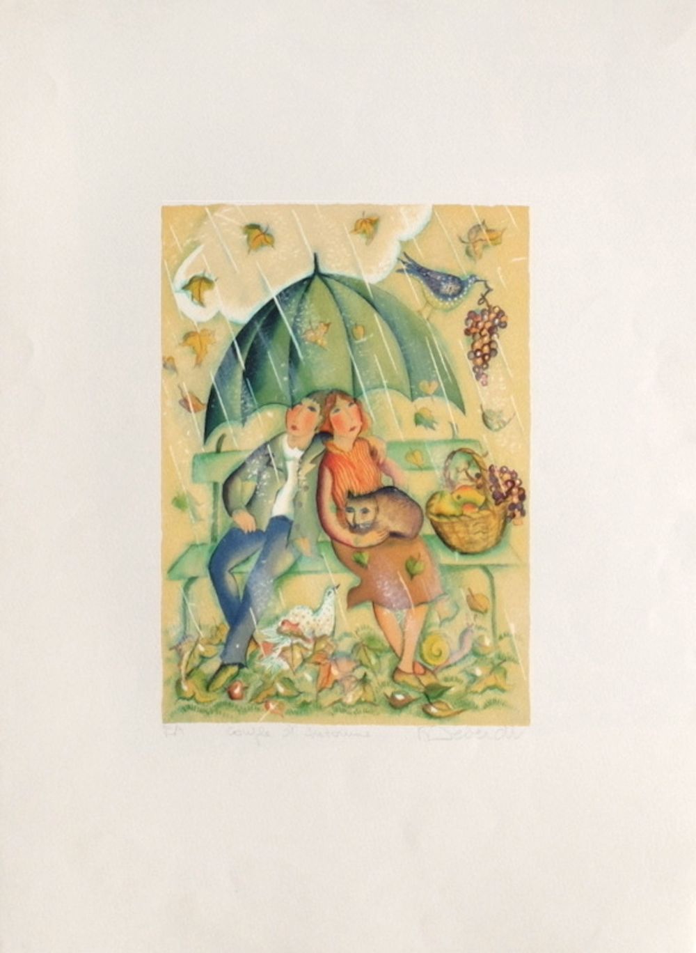 Couple d'automne