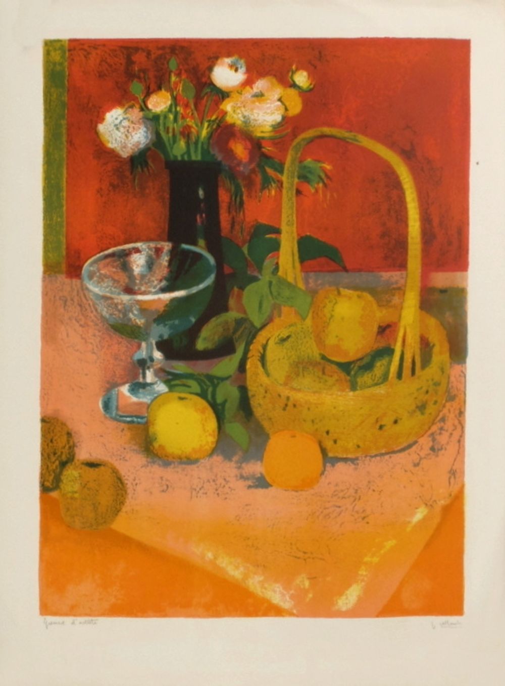 Place Des Arts Paul Collomb Nature Morte Aux Fruits