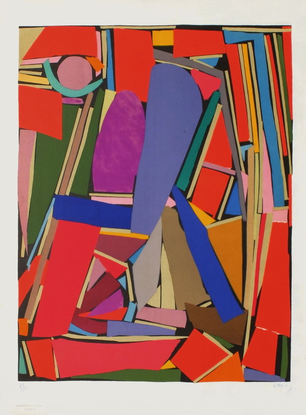 Place-des-Arts - André LANSKOY : Composition abstraite XI