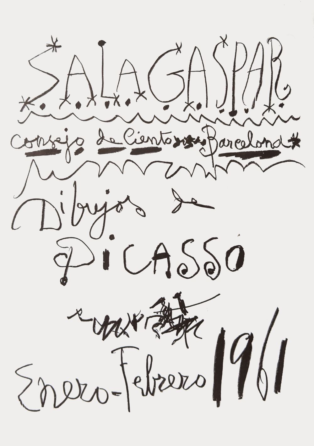 Expo 61 - Sala Gaspar - Dibujos de Picasso