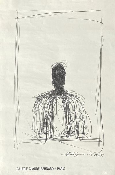 Alberto GIACOMETTI : Expo 75 - Galerie Claude Bernard - Place-des-Arts