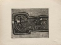 1953 - Figure couchée avec oiseau