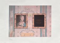 La dame à l'hermine et un masque en holographie