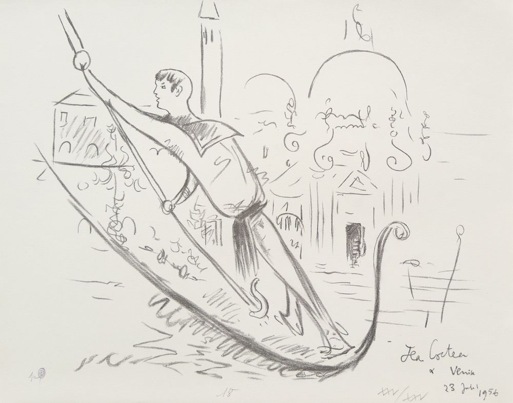 Album Mourlot - Venise - Gondolier II