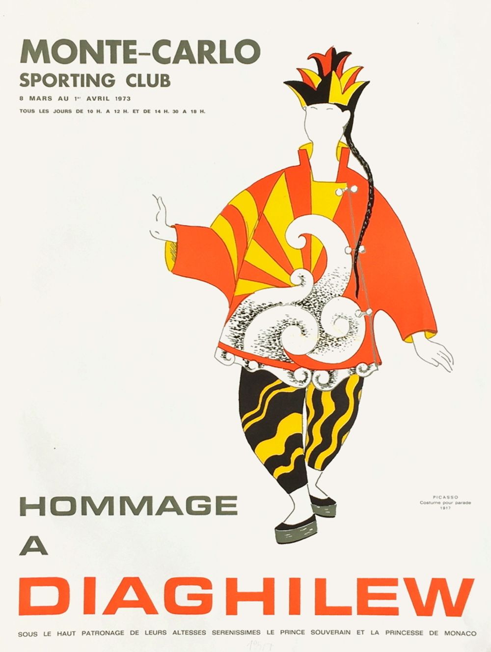 Expo 73 - Monte Carlo Sporting Club - Hommage à Diaghilew