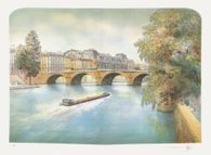 Paris - Le Pont-Royal et le Musée d'Orsay