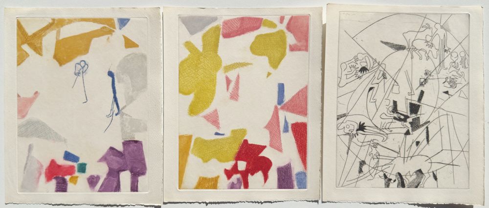 Sans coup férir (suite of 12 etchings - book signed by Tzara and Roger)