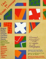 Expo 83 - Fernand Mourlot au Crédit Lyonnais